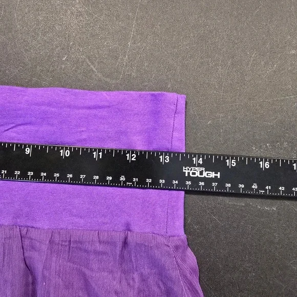 Aeropostale Purple High Low Mini Skirt Womens Small Sheer Layered Boho Fairycore - Picture 7 of 9
